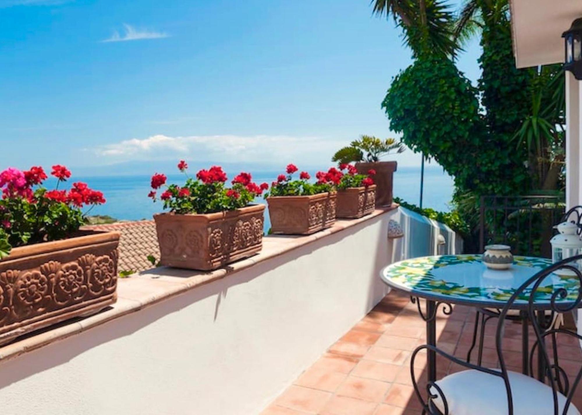 Villa Lou Taormina Private Villa With Panoramic Sea View Pool Exterior foto