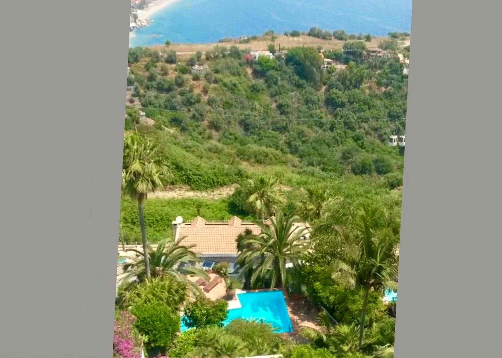 Villa Lou Taormina Private Villa With Panoramic Sea View Pool Exterior foto