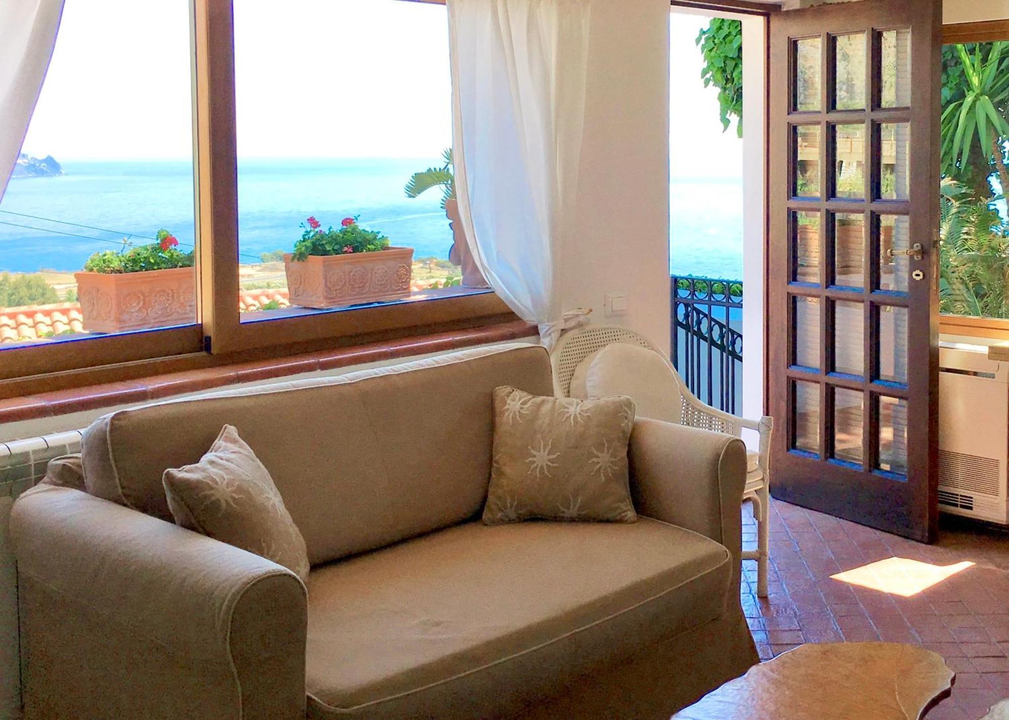 Villa Lou Taormina Private Villa With Panoramic Sea View Pool Exterior foto